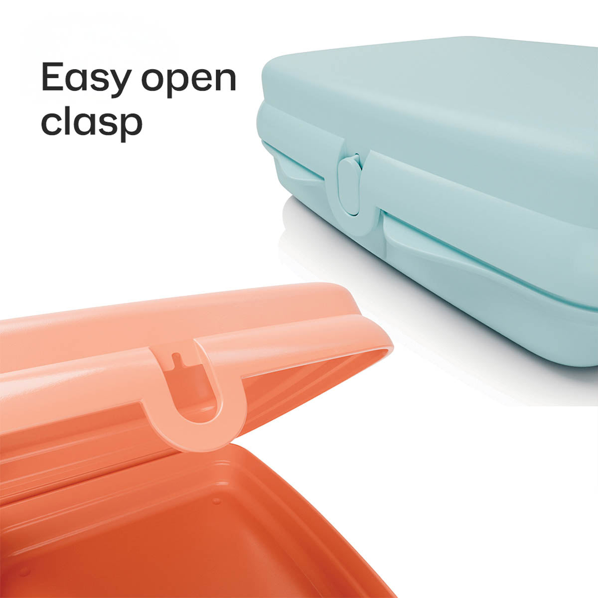 Tupperware® Sandwich Keepers - 2 Easy-Open Lunch Boxes for Kids