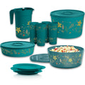 Tupperware® Holiday Holly Serving Set | Bowls, Plates, Tumblers & Pitcher