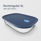 Tupperware Voila™ Glass Rectangular XL Bakeware | Airtight Baking Dish