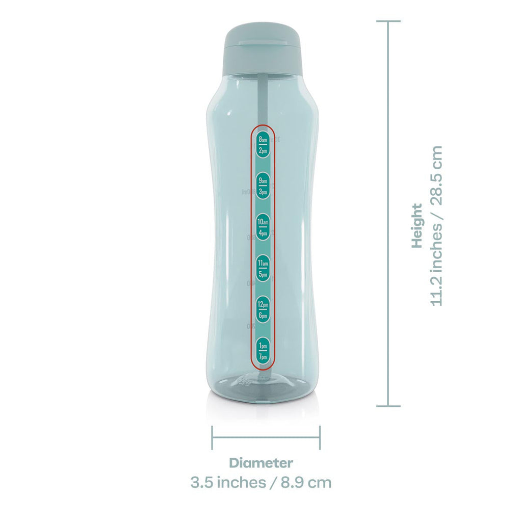 Tupperware® AquaVibe® Water Bottle | Straw, Spout & Hydration Tracker