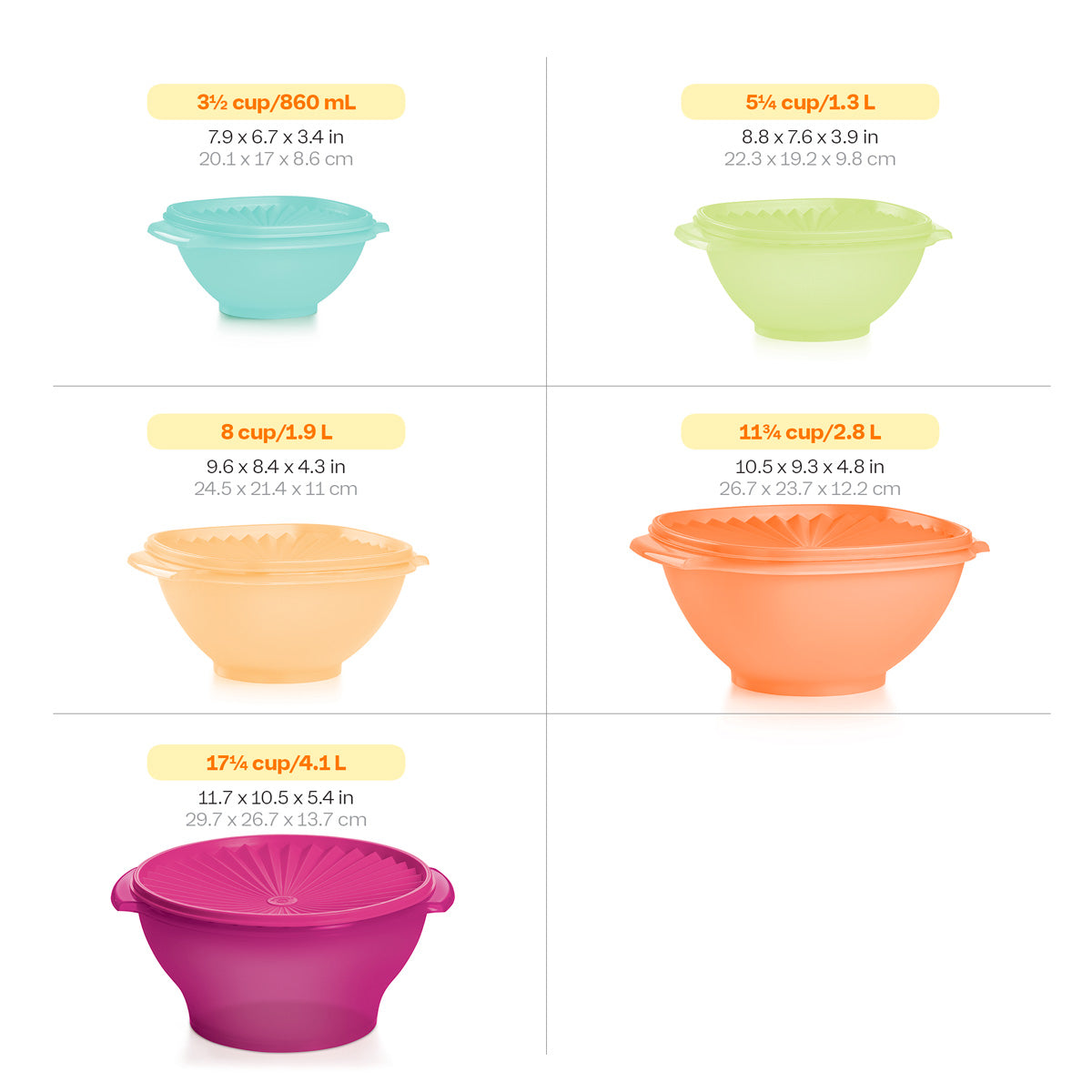 Servalier® 5 Bowl Set