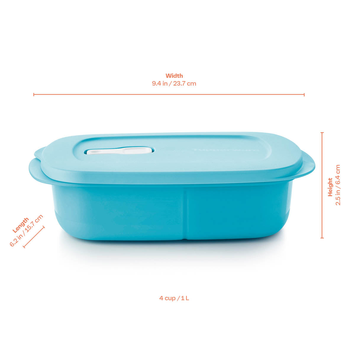 CrystalWave® | Rectangular Divided Dish