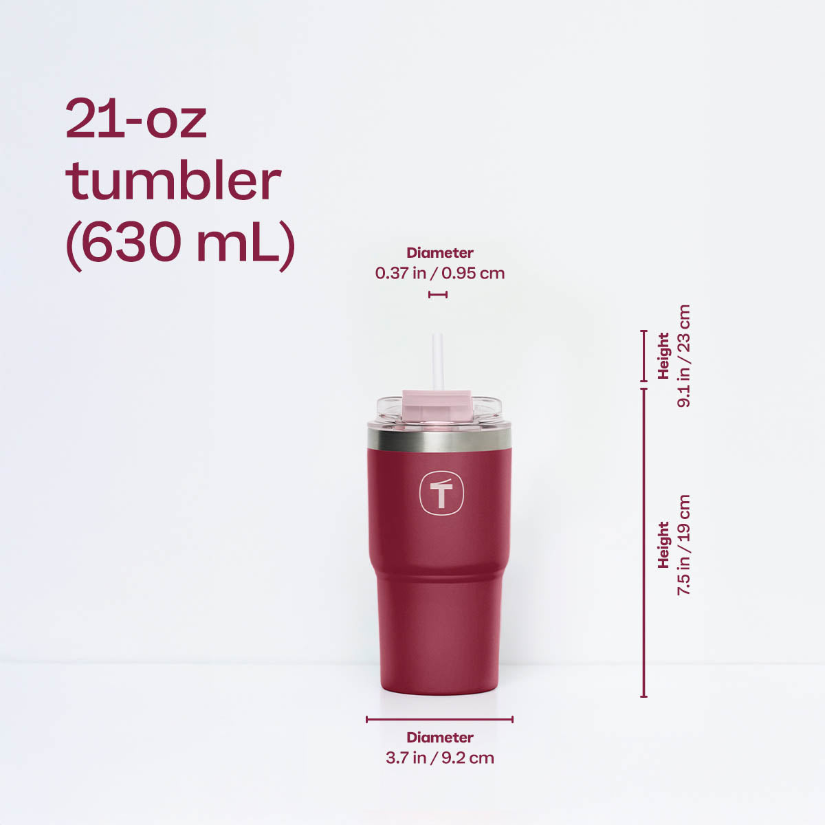 Tupperware® big T Tumbler | 21oz / 630ml