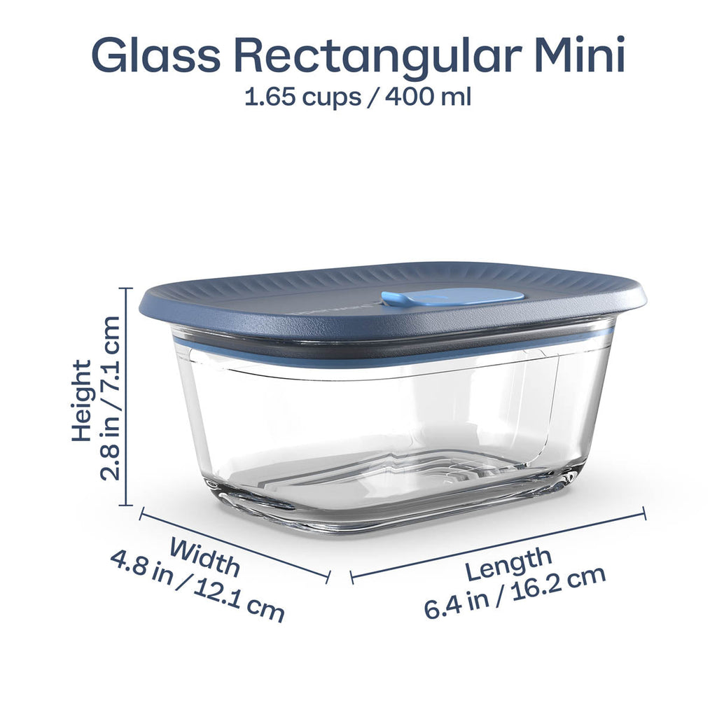 Tupperware Voila™ Glass Food Storage Containers | Set of 4