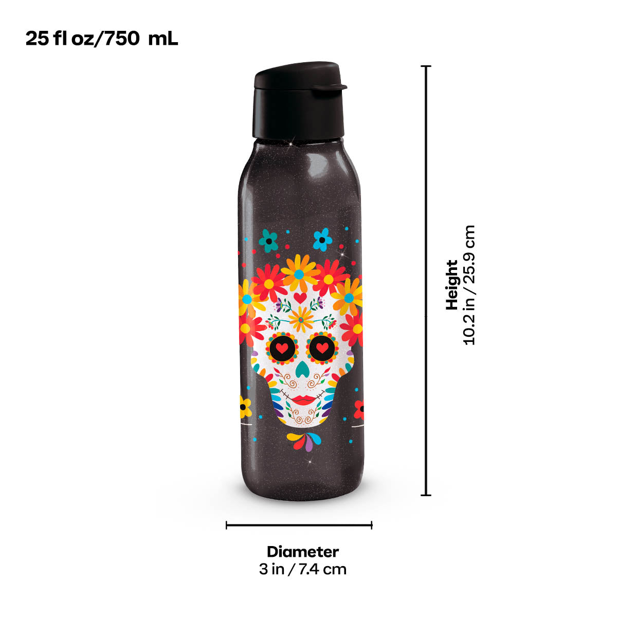 Tupperware® Dia De Los Muertos Eco Bottle, 25 oz / 750 mL