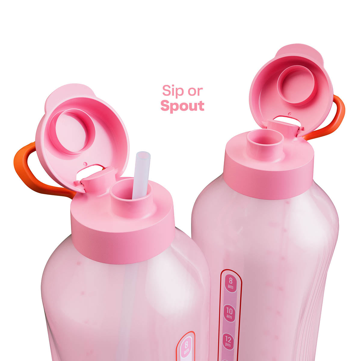 Tupperware® AquaVibe® Water Bottle | 67 oz./2 L (Pink)