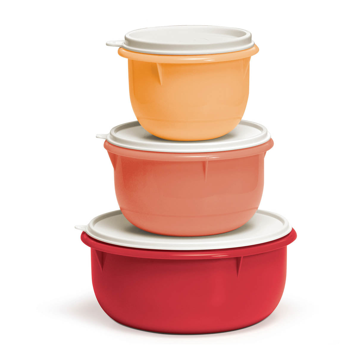 Tupperware® 3-pc Multipurpose Mixing Bowl Set for Food Prep and Storage