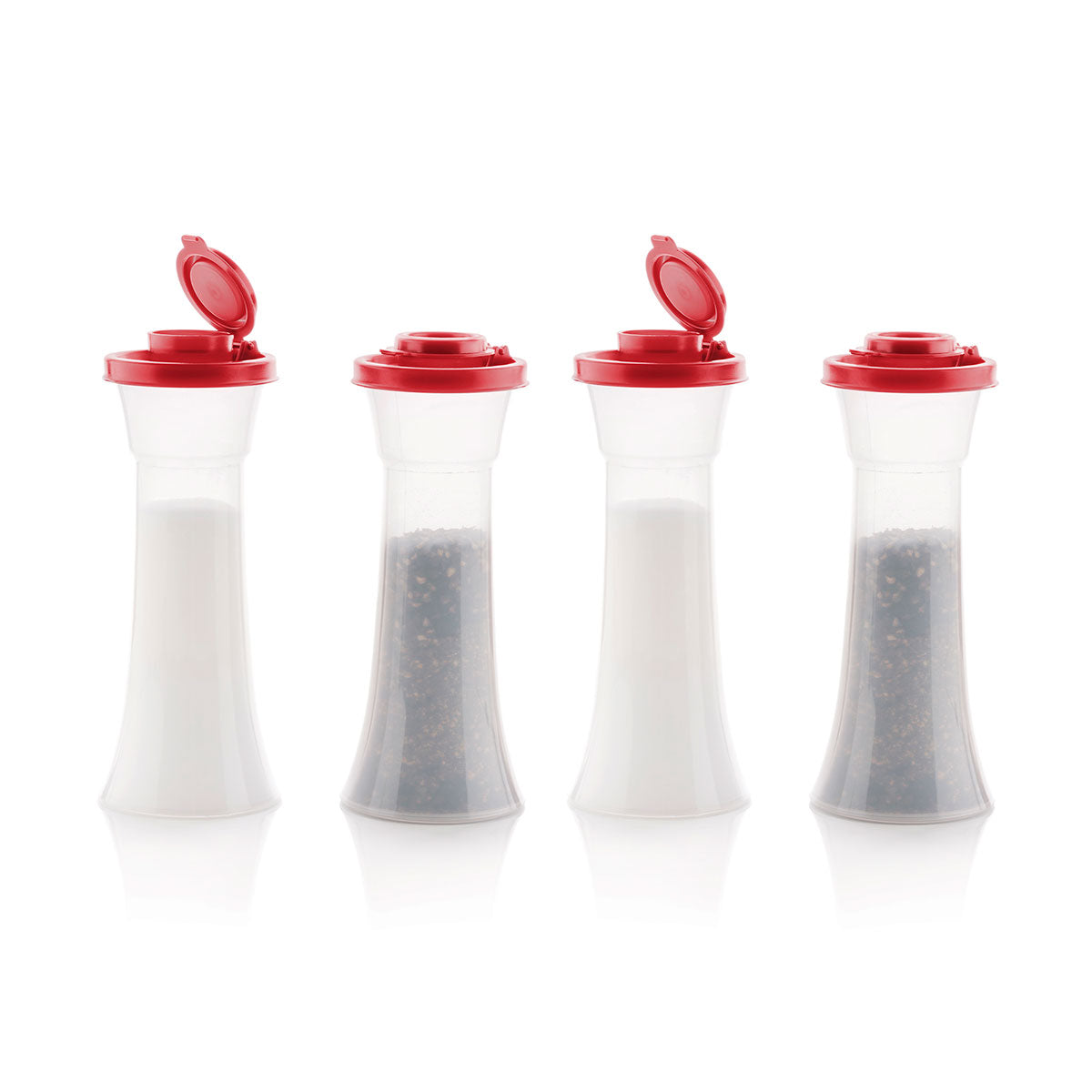 Hourglass Salt and Pepper Shakers | Large Set of 4