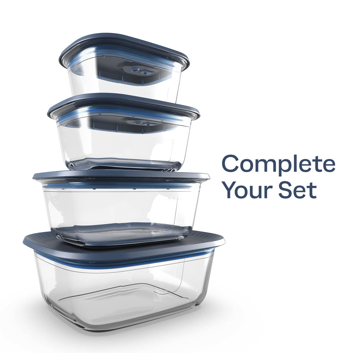 Tupperware Voila™ Glass Food Storage Container | Rectangular Small