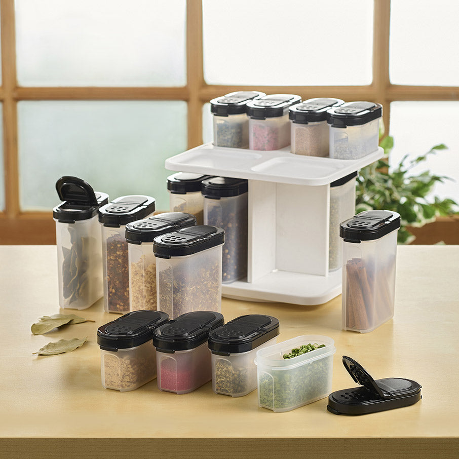 Tupperware® Spice Carousel Set | 17-pc with Small and Large Shakers