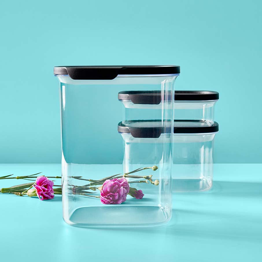 Tupperware® Ultra Clear® Square | 5-piece Set