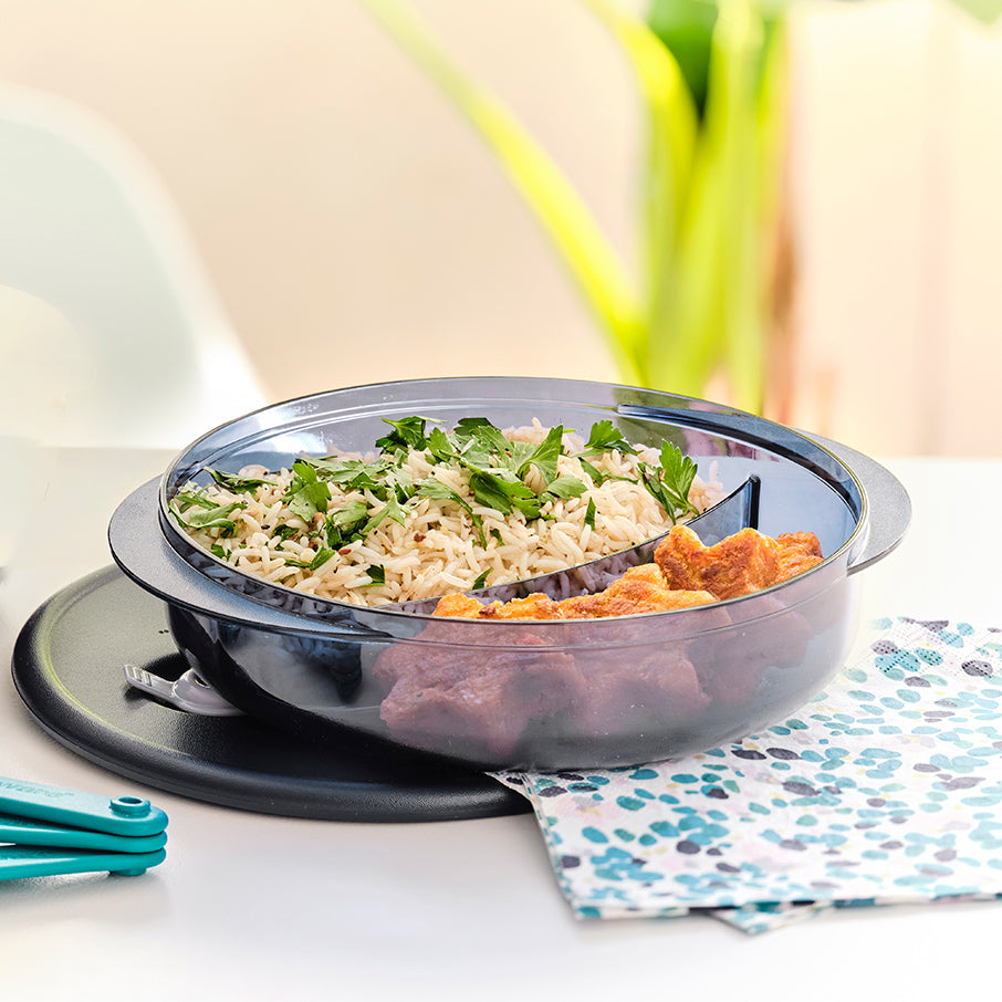 Vent 'N Serve® Round Divided Dish